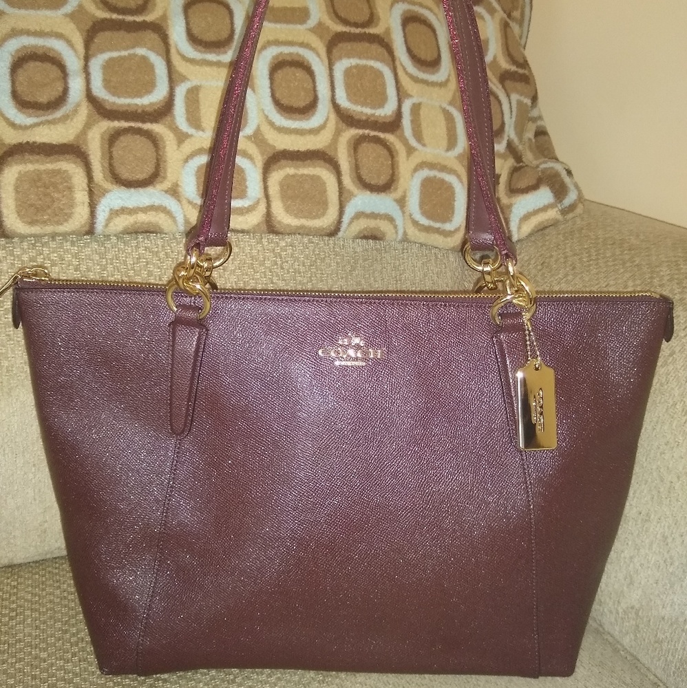 🍁EUC Coach Ava Glitter Tote🍁